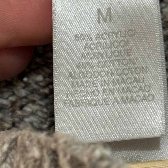 Liz Claiborne LizSport Flower Marled Sweater Medium - Picture 7 of 8